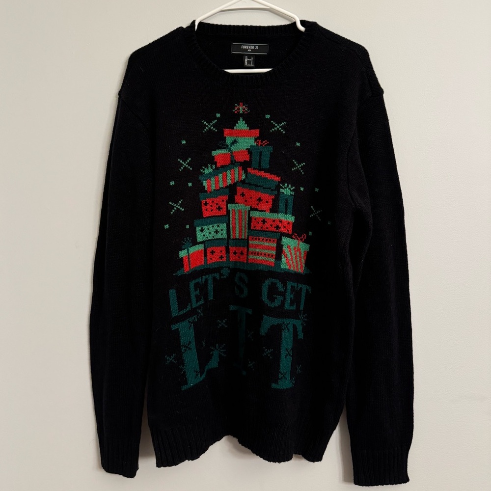 Let’s Get Lit Christmas Sweater